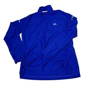 Adidas Running Climaproof wind breaker pullover quarter zip jacket